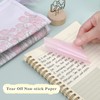 Temiary 6Pads Transparent Sticky Notes, Clear Sticky Note Waterproof See