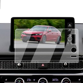 ECOZEN Honda Civic Type R Fl5 Car Navigation Film, Tempered Glass, 9 Inches, Honda CONNECT Display, Civic Type R, FL5 Type, 6th Generation, Exclusive Navigation Protective Film, Anti-Scratch, Ultra
