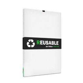 Reair 14x14x1 Air filter, Washable and Reusable Air Filter 14x14x1 for AC HVAC Furnace, MERV 8 Air Filters Machine Washable & Dryer Friendly, AC Furnace Air Filter