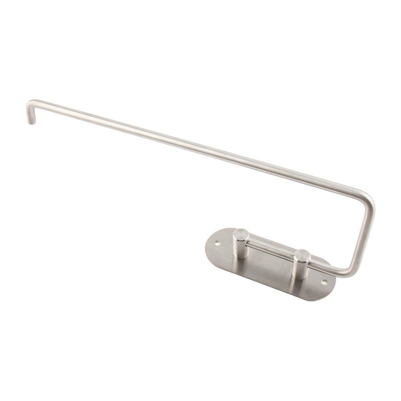 Adhesive 304 Stainless Steel Tissue Storage Rack Home Kitchen Roll