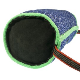 Viper Jute or Synthetic Linen Cylinder Bite Pillow Tug Toy Reward for Adult Dogs and Puppies