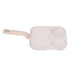 Nonstick Egg Pan Egg Frying Pan 3 Section Square Grill
