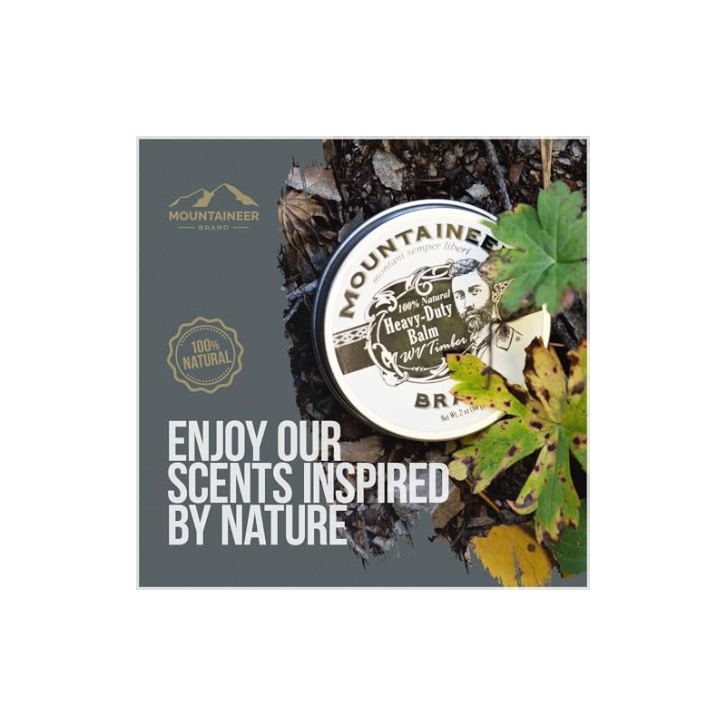 Heavy-Duty Beard Balm by Mountaineer Brand (2 oz) | Beard