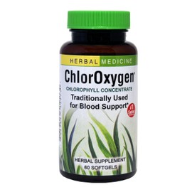 Herbs Etc. ChlorOxygen Chlorophyll Concentrate - Aids Healthy Blood Circulation - High-Altitude Environment Support - Energy Support - 60 Softgels (60 Servings)