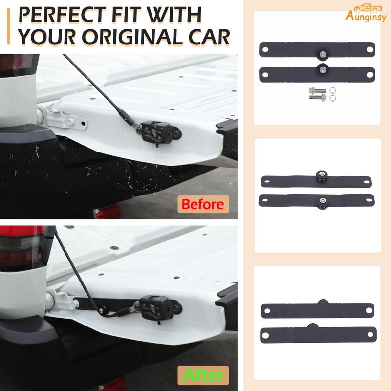 Aunginsy Car Tailgate Limiter Compatible with Nissan Frontier 2022-2025 Pickup