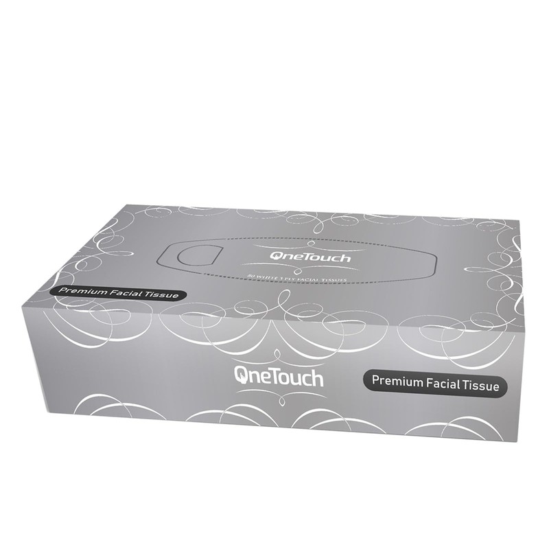 3-Ply Facial Tissues Soft & Premium Tissue Paper 80 Sheets