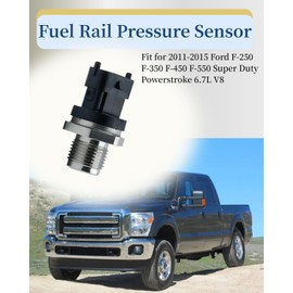 eosorssa Sensor de presión de riel de combustible para Ford F-250 F250 F-350 F350 F-450 F450 F-550 F-550 F550 Super Duty Powerstroke 6.7L V8 reemplaza BC3Z9F838A BC3Z-9F838-A