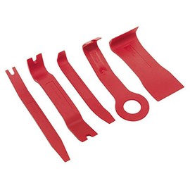 Sealey RT/KIT Trim and Upholstery Tool Set, 301mm x 278mm x 53mm, Red, 5 Pieces