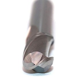 CNC QUALITÄT Solid carbide radius cutter 1 to 6 mm - end mill diameter 2 to 12 mm with full radius - carbide carbide radius cutter - for machining in aluminium and plastic - R2.0