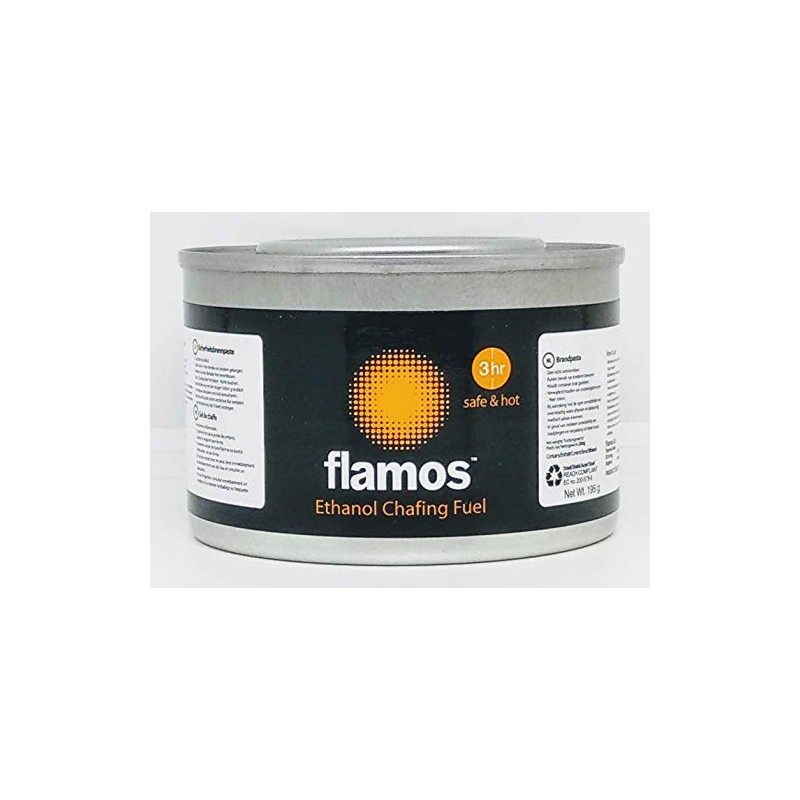 Flamos Ethanol Chafing Fuel 3 hrs Safe & Hot