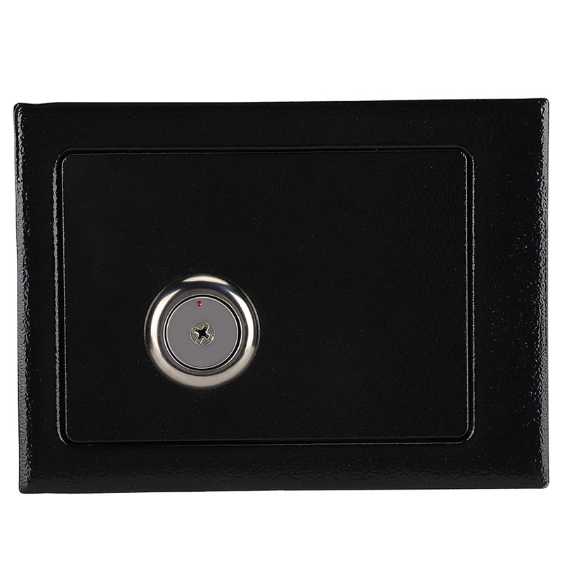 Steel Safe Box with Key Lock, Anti-Theft Security Storage for