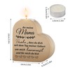Geschenke für Mama, Muttertagsgeschenk, Handgemacht Herz Holzschild für Mama, Beste