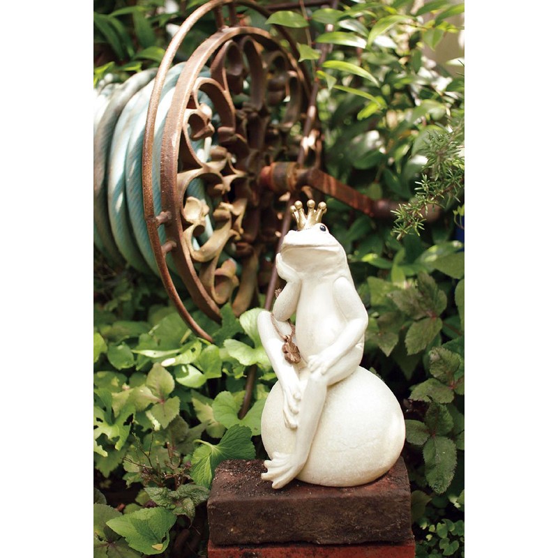 Kishima SHITTING FROG(シッティングフロッグ) ガーデンオーナメント(L) KH-60944