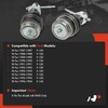 A-Premium Set of 4, Front Upper & Lower Ball Joints