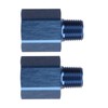 1Pair Pipe Fitting Adapter Blue Perfect Sealing Rustproof 1/8 NPT