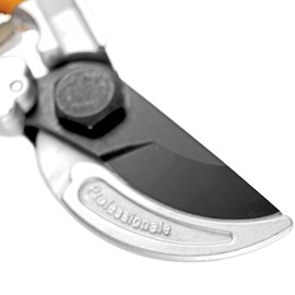 GRÜNTEK Raven 200mm Professional Anvil Secateurs - Japanese SK5 Blade, Teflon-Coated, Ergonomic Design - Perfect for Precision Pruning