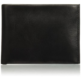Perry Ellis Men's Portfolio RFID Smooth Passcase, Black, 1-SZ