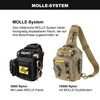 Magforce Tactical Sling Bag "Hamburger", MOLLE Shoulder & Chest Bag,