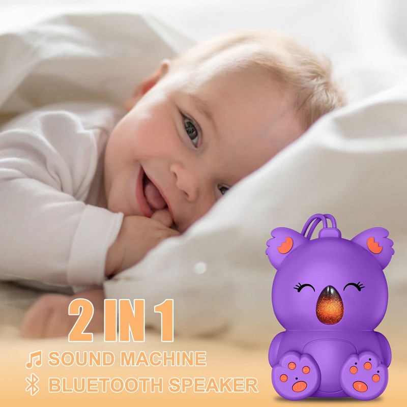 White Noise Machine with Bluetooth Speaker | Portable Baby Sound