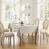 ZeeMart Light Beige Tablecloth, Farmhouse Linen Style Table Cloth Square
