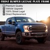 License Plate Frame Compatible with F250 F350 Super Duty 2023