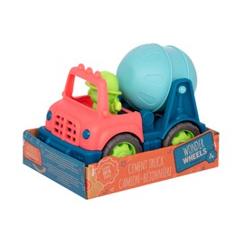 Battat - Concrete Mixer Truck with Figure - Cement Mixer Truck Indoor and Outdoor - Children's Sand Toy, Sandpit Car - Toy Vehicle for Girls and Boys - from 1 Year - Cement Mixer