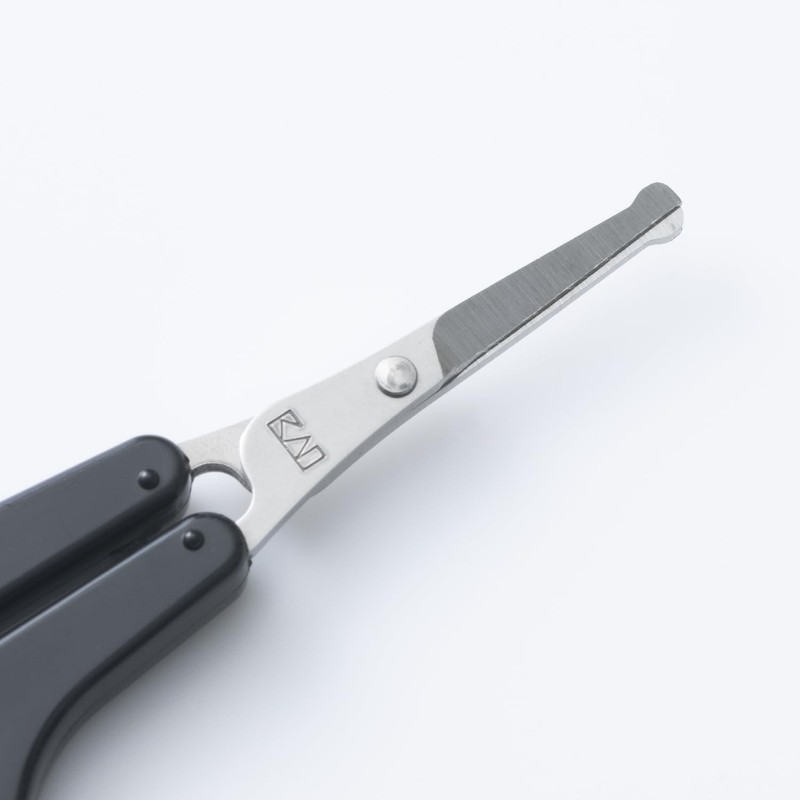 Kai Corporation KAI Groom! Thin Blade Safety Scissors, Round Tip,