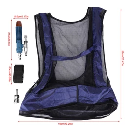 Welding Steel Cooling Vest, Vortex Tube Air Conditioner Waistcoat, Prevention Clothes for High Temperature High Fever High Humidity
