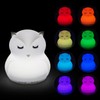 Tianhaixing Animal-Shaped Big Night Light for Children/Adults, Rechargeable LED Soft