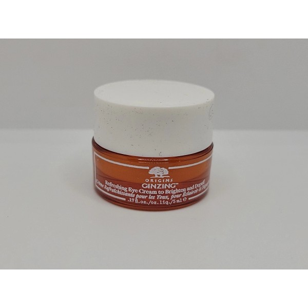 ORIGINS GINZING REFRESHING EYE CREAM BRIGHTEN AND DEPUFF .17 OZ