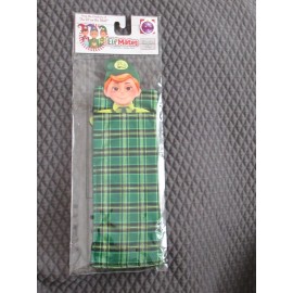 Elf Mates Christmas Elf on the Shelf Mates Green Plaid Sleeping Bag for COBBLER Elf NEW