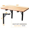Wallmaster Wall Mounted Folding Workbench Heavy Duty Fold Down Table