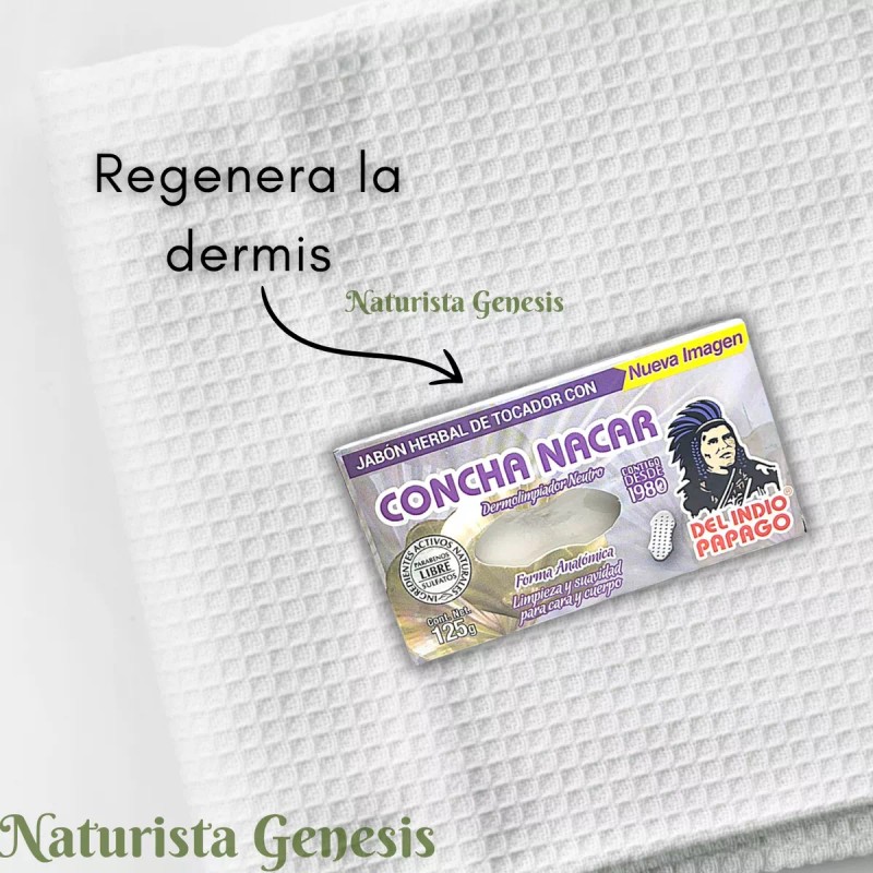 Del Indio Papago Jabón Facial Concha Nácar Del Indio Pápago