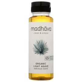 Madhava  Organic Light Agave Sweetener  11.75 Oz