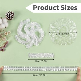 Gorros de ducha desechables de 100 cs