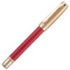 Jinhao 92 Pluma estilográfica roja punta media, metal sólido con
