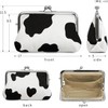 AYANOKOJI Purse Square Pouch, Made in Japan, cow white