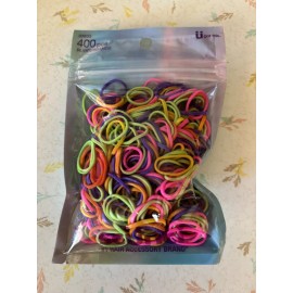 scünci scunci Hair Elastic Rubbernads Multicolor - 400ct New