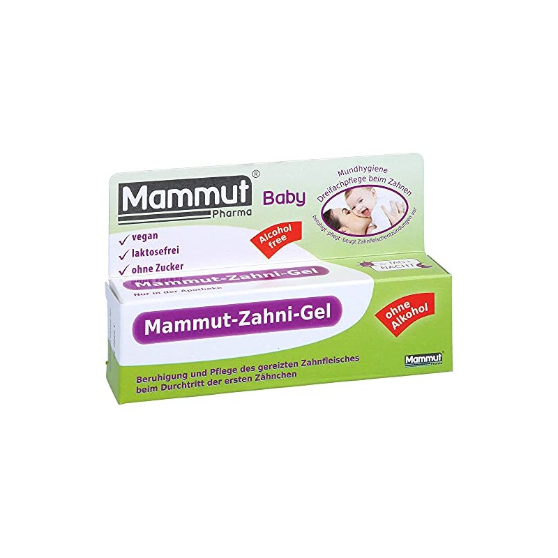 Mammut Baby Zahni Gel at first teeth, 10 ml