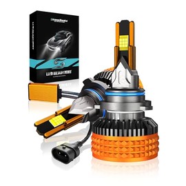 StoneBanks 9012 HIR2 LED Faros para Delanteras 40000LM 320W 1000% Focos | Luz Alta o Baja Niebla , 6500K Blanca Kit de Conversión, Plug & Play, IP68 i