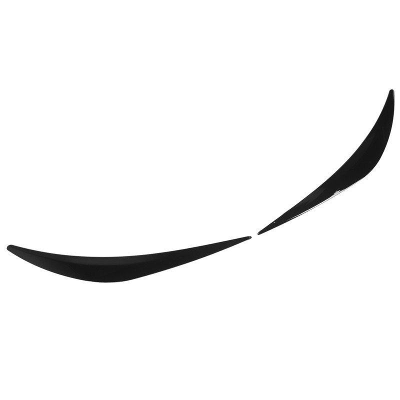 2Pcs Headlight Eyebrow Left Right Fade Proof Front Headlight Eyelid