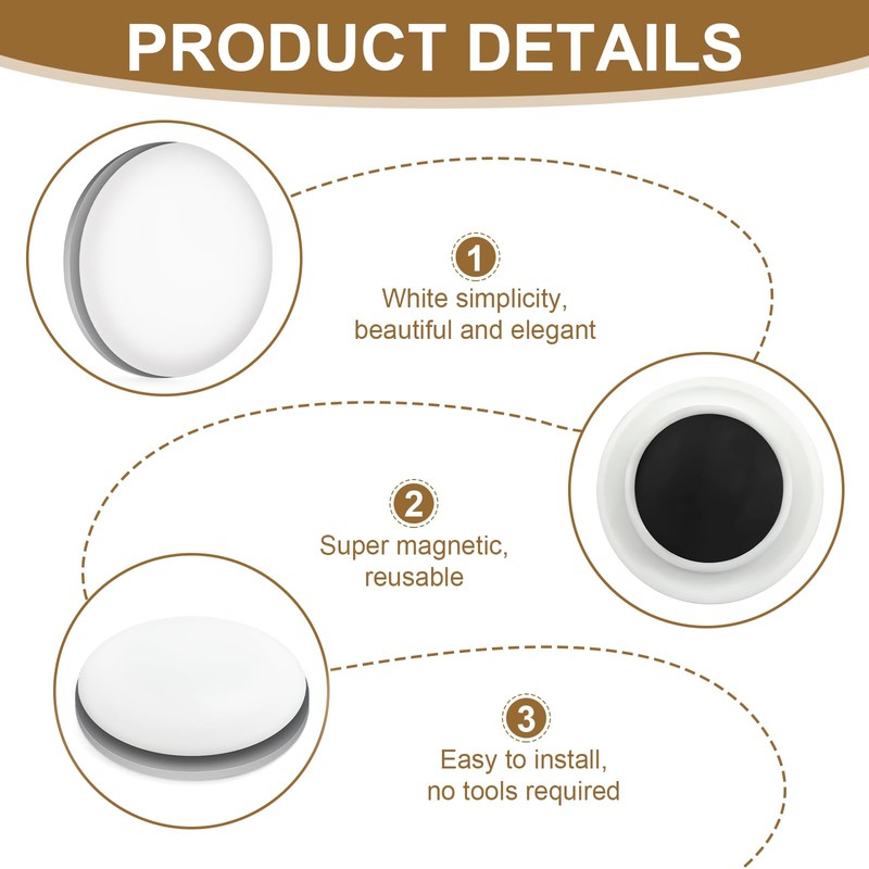 14 Pcs Magnetic Shower Curtain Weights,Round Shower Curtains Magnets, Heavy
