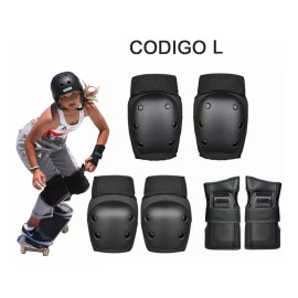 HEKE3643730 6 Pcs Coderas De Rodilla Con Protector De Muñeca Ajustable