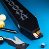 VOODOO Black Coffin Pool Cue Case, Deluxe Vinyl Hard Billiard