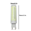 Lxcom Lighting G9 LED Corn Bulb Dimmable 2 Pack 15W