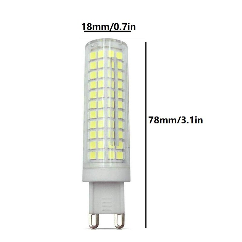 Lxcom Lighting G9 LED Corn Bulb Dimmable 2 Pack 15W