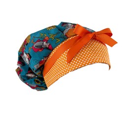 Bouffant Medical Cap – My Little Gnomies. - Sweatband Ponytail Pouch Tie Back Hats Bouffant Scrub Hats. Scrub Hat for Women & Men tie Back. Nurses Hats Ponytail Holder Dr. Hats. Long Hair