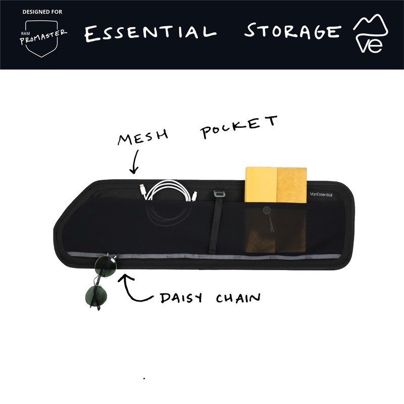 VanEssential Rear Door UPPER Storage Panels (Pair) Designed for Ram