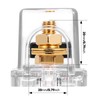 TopstrongGear Solid Brass 0/2/4 Gauge 300Amp ANL Fuse Holder with