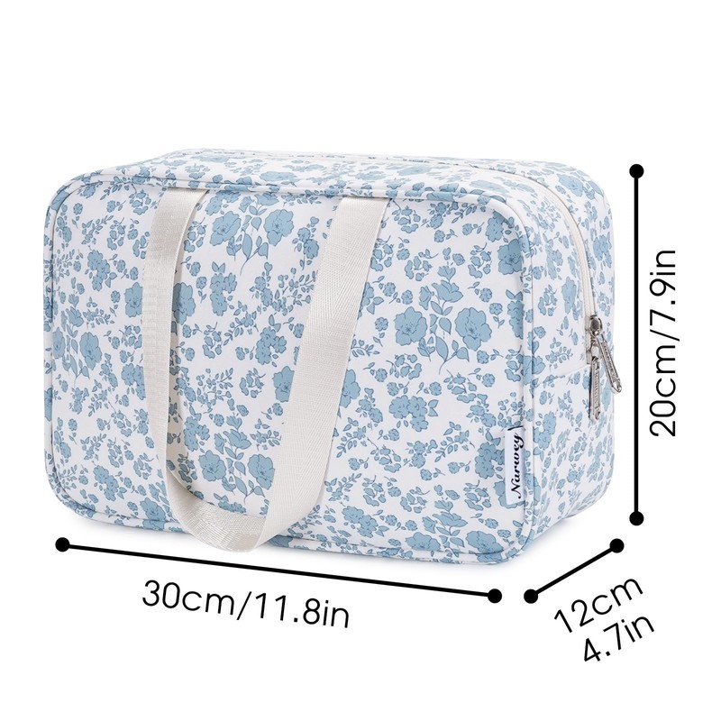 Full Size Toiletry Bag Large Cosmetic Bag Travel Makeup Bag